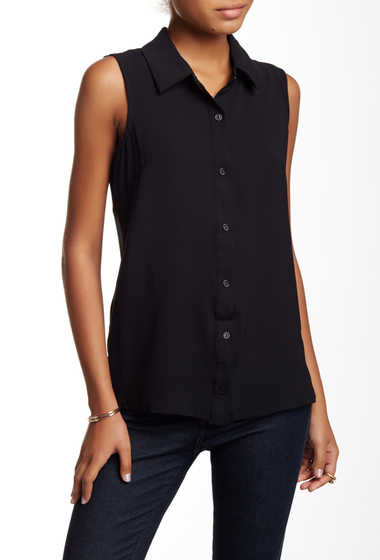 Imbracaminte femei tov sleeveless fringe blouse black