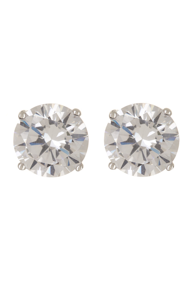 Bijuterii femei nordstrom rack round cz stud earrings clear-silver