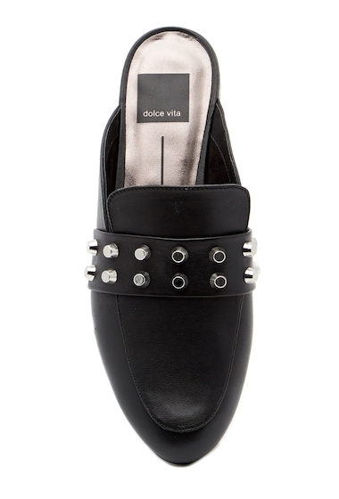 Image of Incaltaminte Femei Dolce Vita Candy Studded Mule BLACK LEATHER