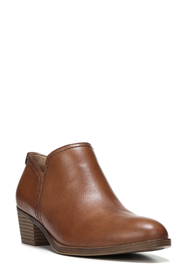 Incaltaminte femei naturalizer zarie block heel bootie - wide width available tan