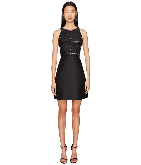 Imbracaminte Femei Kate Spade New York Spice Things Up Embellished A-Line Dress Black