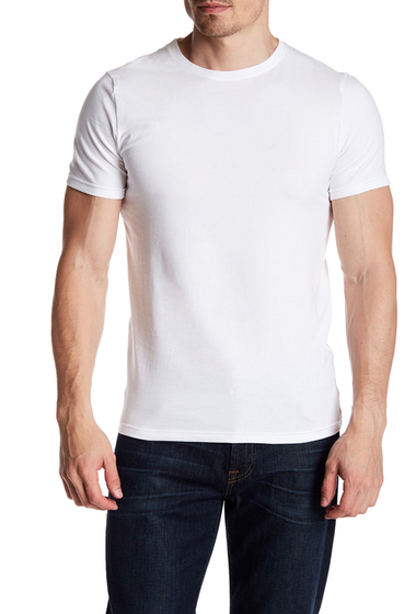 Imbracaminte barbati nordstrom rack stretch cotton crew neck t-shirt - pack of 3 white