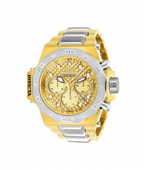 Ceasuri barbati invicta watches invicta akula reserve chronograph gold dial mens watch 23102 goldgold