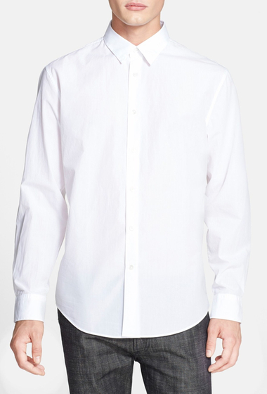 Imbracaminte Barbati John Varvatos Collection Extra Trim Fit Sport Shirt WHITE pret