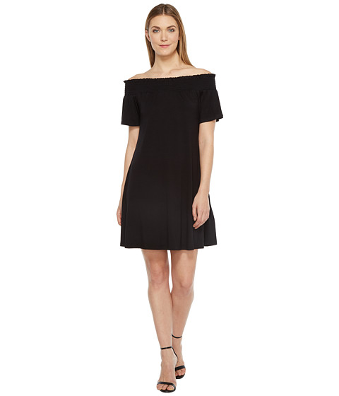 Imbracaminte Femei Karen Kane Off the Shoulder Swing Dress Black