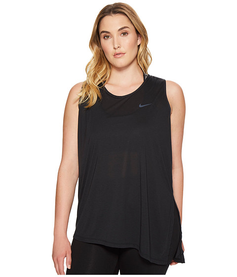 Imbracaminte Femei Nike Breathe Sleeveless Training Top (Size 1X-3X) BlackWhite