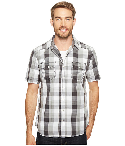 Imbracaminte Barbati Ecoths Nash Short Sleeve Shirt Griffin Grey