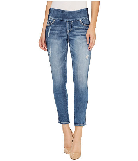 Imbracaminte Femei Jag Jeans Nora Marta Pull-On Skinny Ankle Surrel Denim in River Wash with Color Block River Wash