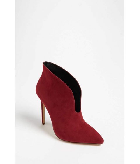 Incaltaminte Femei Forever21 Faux Suede Cutout Booties RED pret