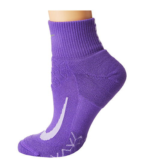 Imbracaminte Femei Nike Elite Cushion Quarter Running Socks Action GrapePurple Agate