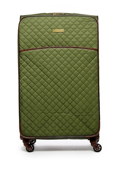 Image of Genti Femei AK Anne Klein Bellevue 29 Expandable Spinner Suitcase OLIVE QUILTED