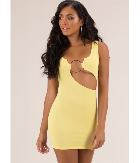Imbracaminte Femei CheapChic Ring In The New Cut-out Minidress Yellow