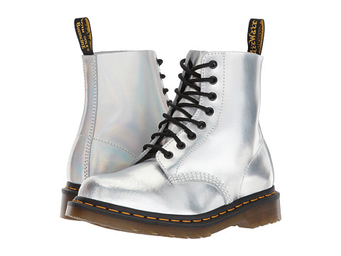 Image of Incaltaminte Femei Dr Martens Pascal RS 8-Eye Boot Silver Lazer Reflective Metallic Leather