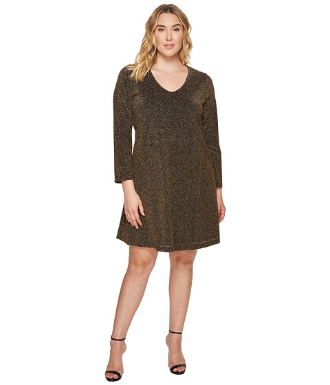 Imbracaminte Femei Karen Kane Plus Size Gold Knit Taylor Dress Gold