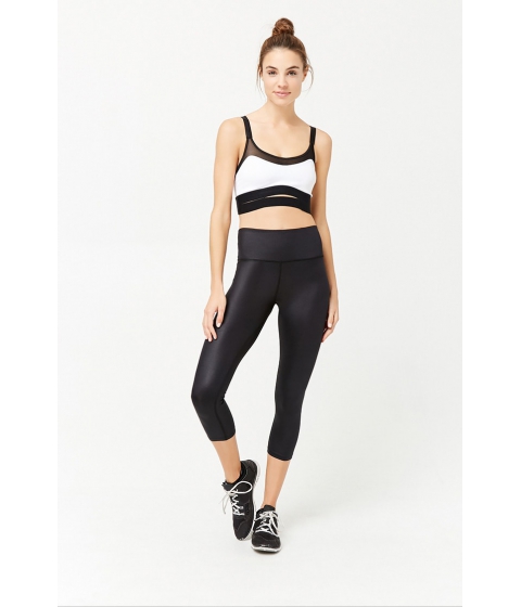 Image of Imbracaminte Femei Forever21 Active Stretch-Knit Leggings BLACK