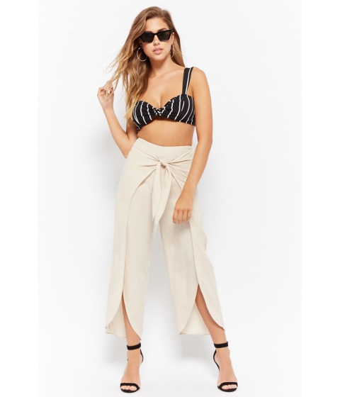 Image of Imbracaminte Femei Forever21 Tulip Ankle Pants TAUPE