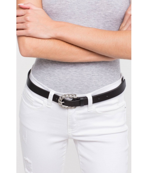 Image of Accesorii Femei CheapChic Chain Buckle Jean Belt Black Print