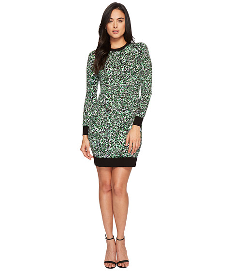 Imbracaminte Femei Michael Kors Reptile Print Sweater Dress Bright PalmBlack
