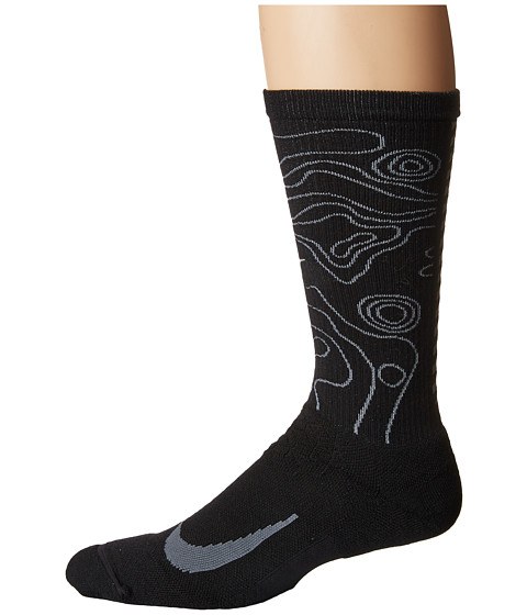 Imbracaminte Femei Nike Elite Reflective Running Socks BlackFlint Grey