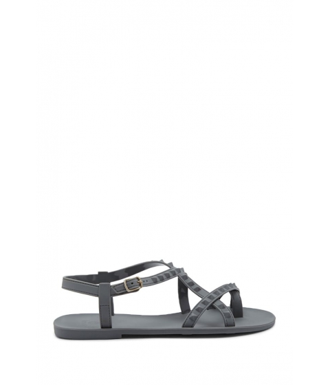 Incaltaminte Femei Forever21 Studded Tonal Strappy Sandals GREY pret
