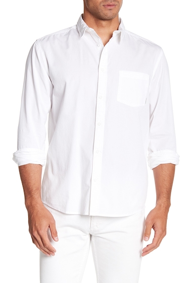 Image of Imbracaminte Barbati Quiksilver Collared Long Sleeve Modern Fit Woven Shirt WHITE