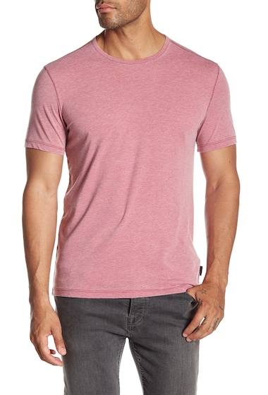 Image of Imbracaminte Barbati John Varvatos Star USA Crew Neck Short Sleeve Garment Dye Tee ANTIQUE ROSE