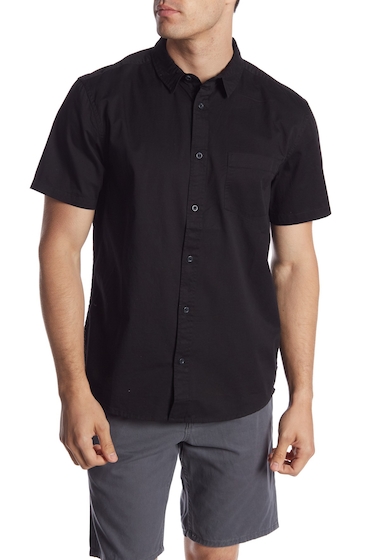 Image of Imbracaminte Barbati Quiksilver Classics Short Sleeve Modern Fit Shirt BLACK