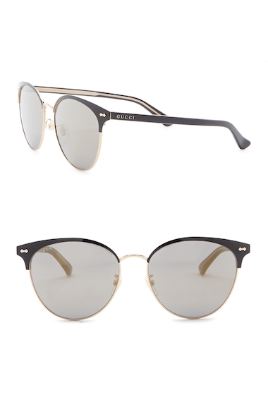 Ochelari Femei Gucci 58mm Clubmaster Sunglasses BLACK-BLACK-GOLD pret