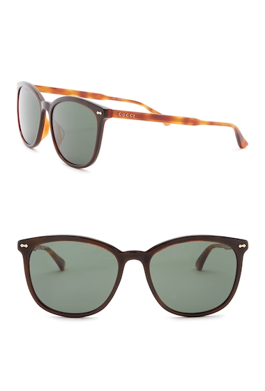 Ochelari Femei Gucci 59mm Square Sunglasses HAVANA-HAVANA-GREEN pret