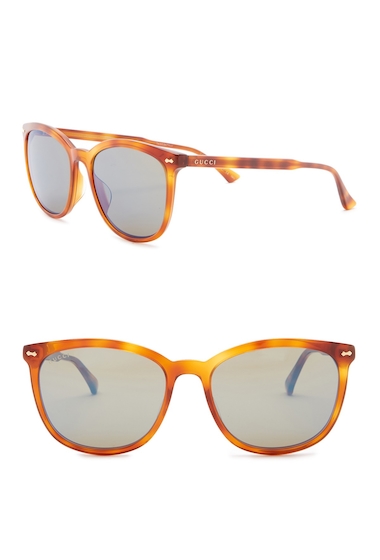 Ochelari Femei Gucci 59mm Square Sunglasses HAVANA-HAVANA-BLUE pret