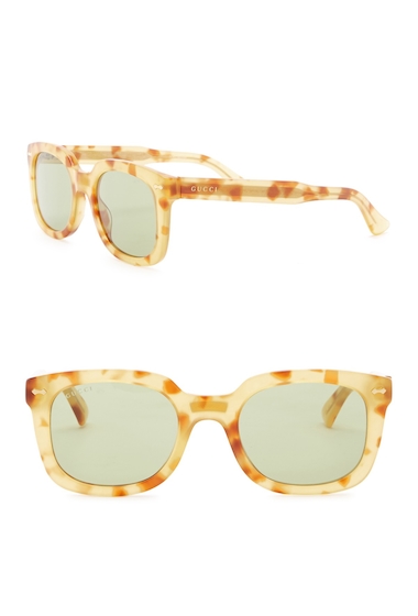 Ochelari Femei Gucci 50mm Square Sunglasses HAVANA-HAVANA-GREEN pret
