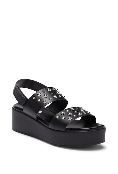 Image of Incaltaminte Femei Steve Madden Radiate Platform Sandal BLACK LEAT