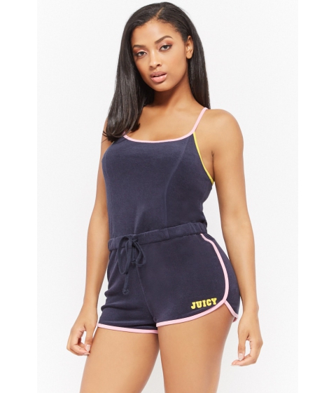 Image of Imbracaminte Femei Forever21 Juicy by Juicy Couture Cami Romper BLUE