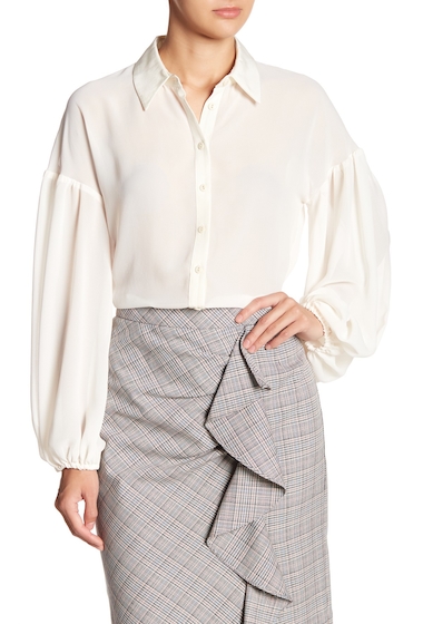 Image of Imbracaminte Femei Nanette Lepore Heroes Button Down Blouse IVORY