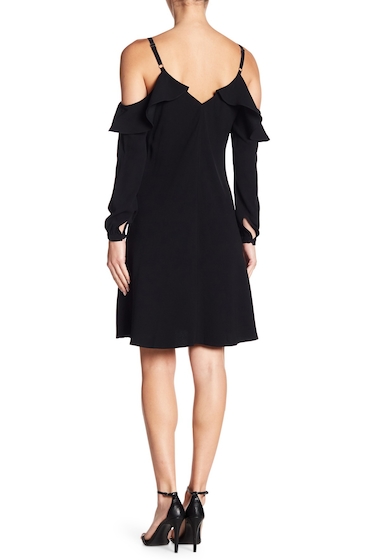 Image of Imbracaminte Femei ALC Felicia Cold-Shoulder Ruffle Dress BLACK