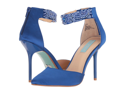 Incaltaminte Femei Betsey Johnson Kali Blue Satin