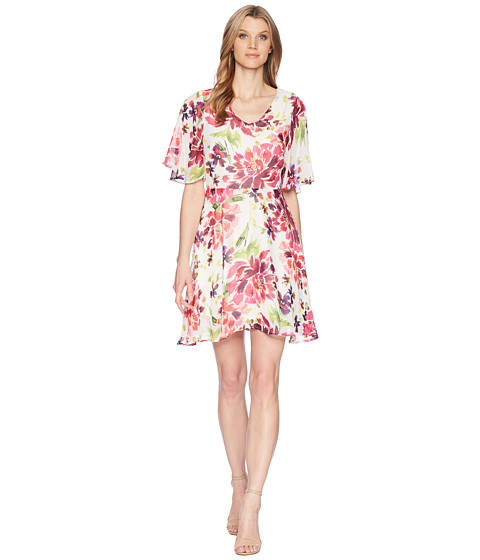 Imbracaminte Femei Bobeau Monca A-Line Dress Tropical Print