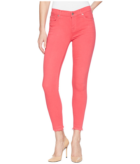 Imbracaminte Femei 7 For All Mankind The Ankle Skinny w Released Hem in Cherry Ice Cherry Ice