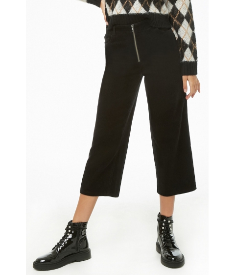 Image of Imbracaminte Femei Forever21 Corduroy Ankle Pants BLACK