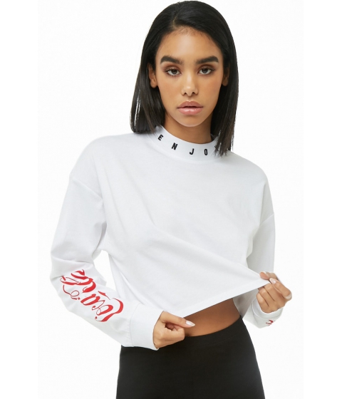 Imbracaminte Femei Forever21 Coca-Cola Graphic Tee WHITERED