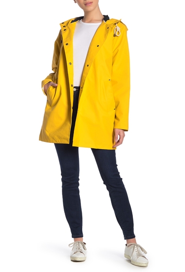 Imbracaminte femei pendleton olympic hooded slicker coat yellowglacier