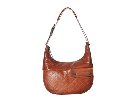 Genti Femei Frye Samantha Quilted Hobo Cognac Soft Lambskin