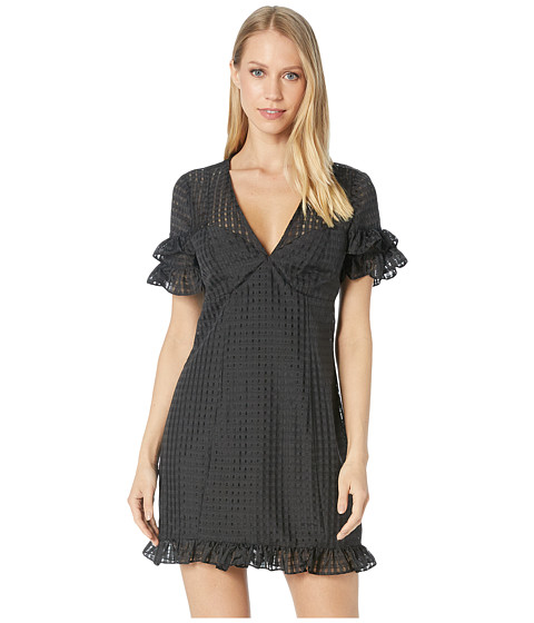 Imbracaminte Femei BCBGeneration Cocktail Fit amp Flare Seamed Woven Dress Black