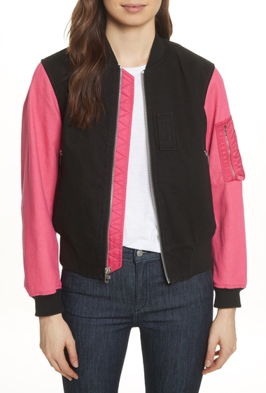 Imbracaminte Femei Rag Bone Dani Denim Bomber Jacket BLACK