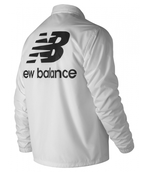 Imbracaminte Barbati New Balance Men\'s Classic Coaches Stacked Jacket White