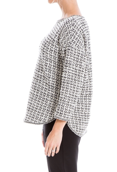 Imbracaminte femei max studio knit tweed drop shoulder top bkivo936