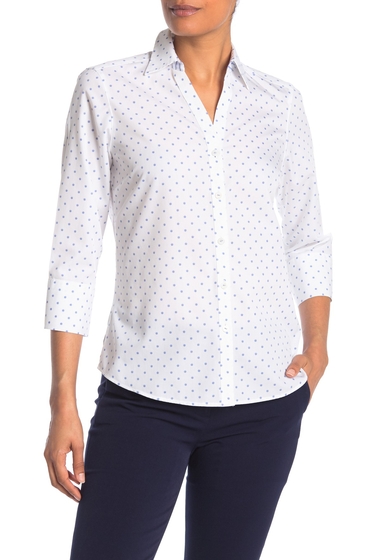 Imbracaminte femei foxcroft mary 34 sleeve star printed shirt perfect peri