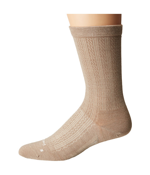 Imbracaminte Femei Feetures Texture Ultra Light Crew Sock Oatmeal