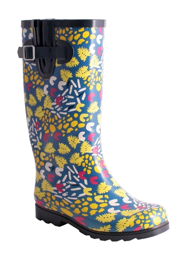Incaltaminte femei nomad footwear puddles waterproof rain boot teal safari