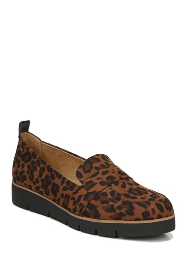 Incaltaminte femei dr scholls webster leopard print loafer brownblack leopard